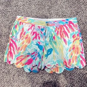 Bright summer fun Lilly Pulitzer scalloped shorts